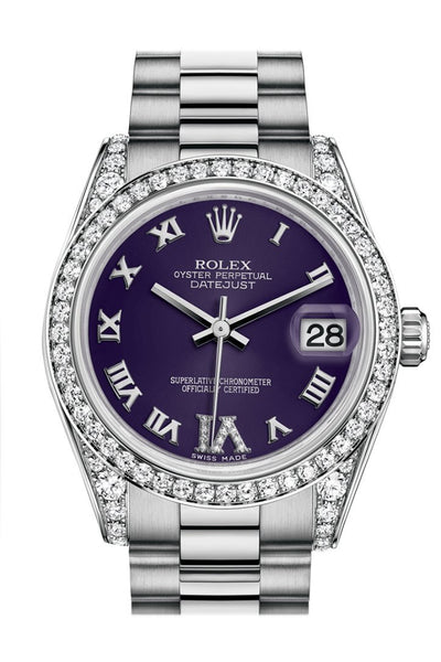 Rolex 178159 Datejust 31 Purple Large VI Diamond Dial Diamond
