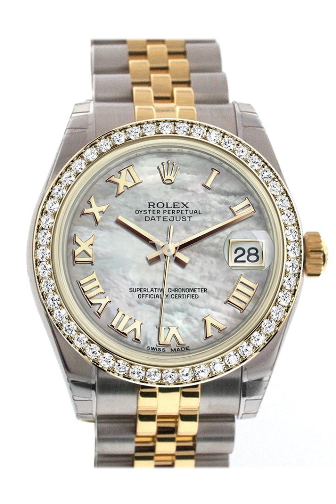 Rolex mother of pearl diamond dial discount
