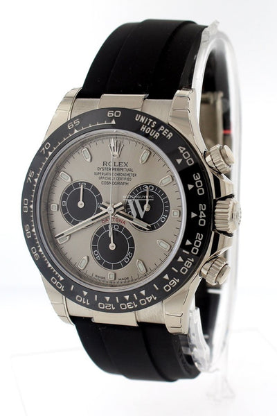Rolex 116519LN Cosmograph Daytona Steel Dial Oysterflex Strap
