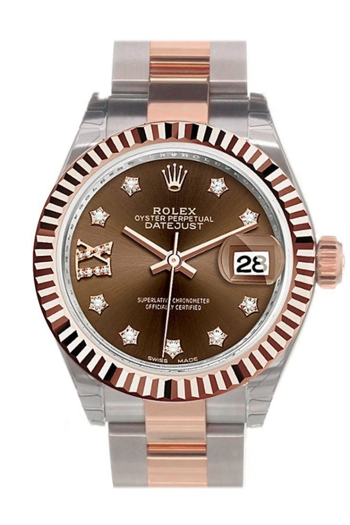 Rolex datejust chocolate diamonds hot sale