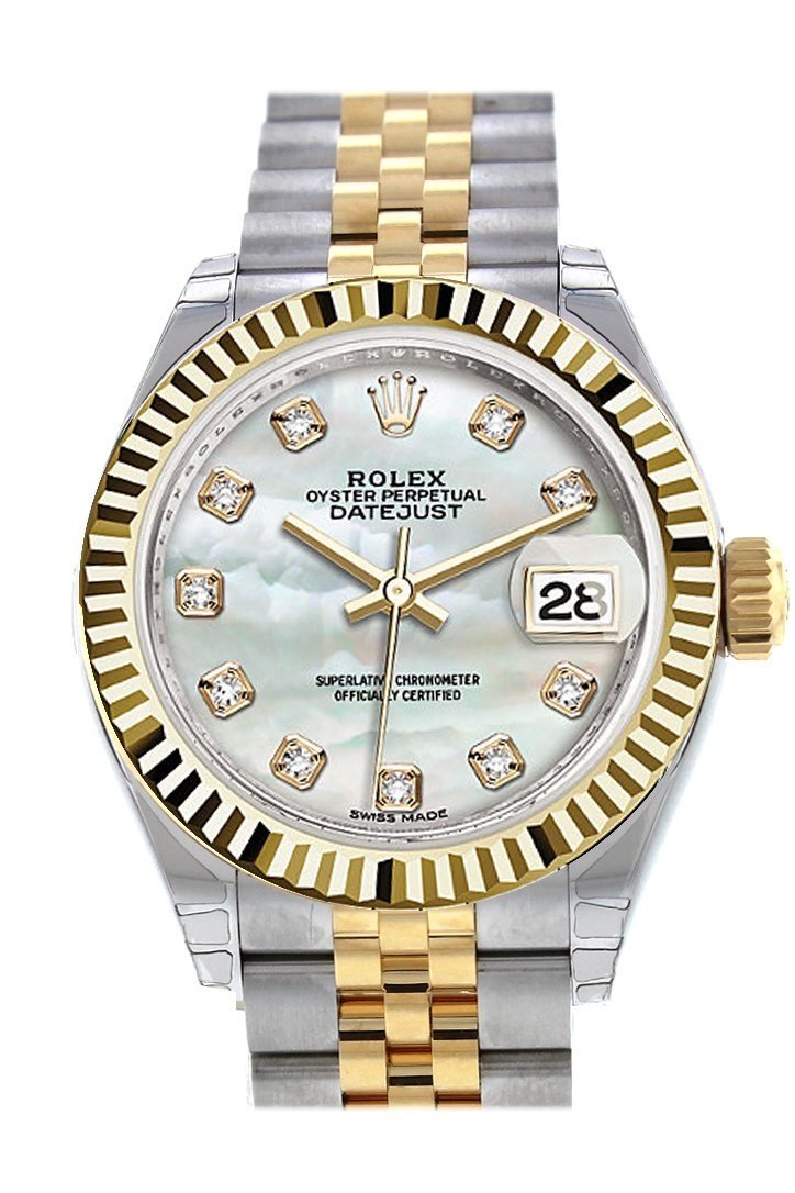 Rolex Lady-Datejust 28 Jubilee Bracelet Watch