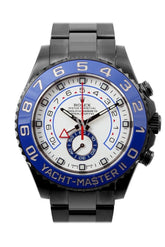 Rolex Black-Pvd Yacht-Master 40 Dark White Dial Steel Black Boc Coating Oyster Mens Watch 116680