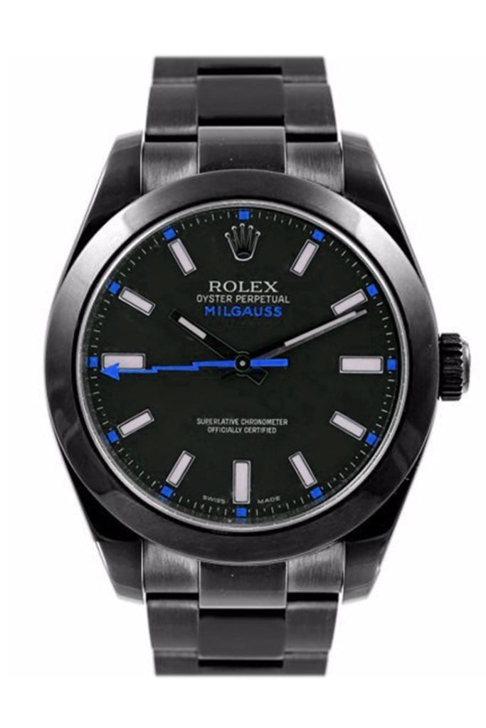 Rolex milgauss black price on sale