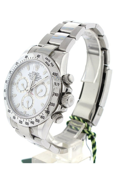 Rolex daytona white face stainless steel store
