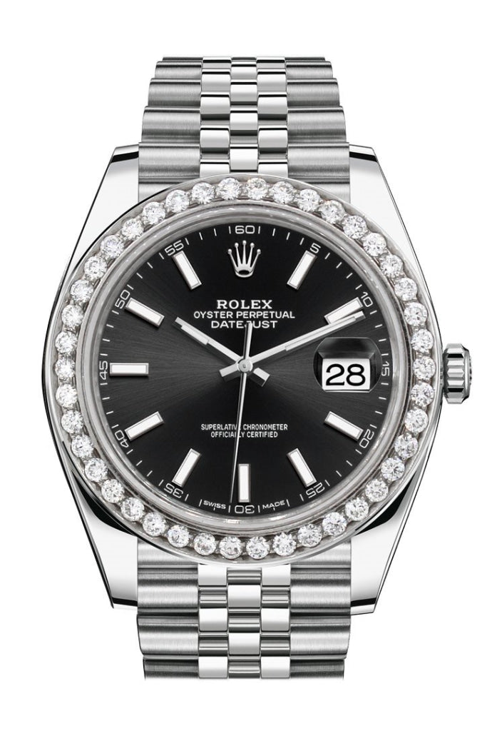 datejust 41mm black dial