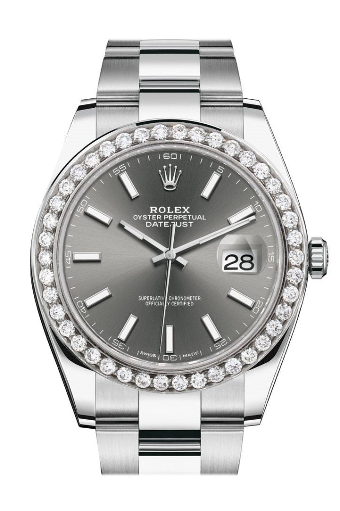 Rolex oyster dark rhodium sale