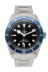 Tudor Heritage Black Bay Steel Automatic Blue Bezel Mens Watch 79230B