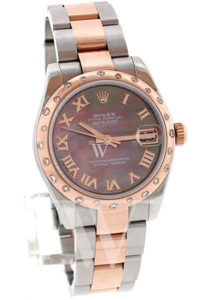 Rolex black mother best sale of pearl dial