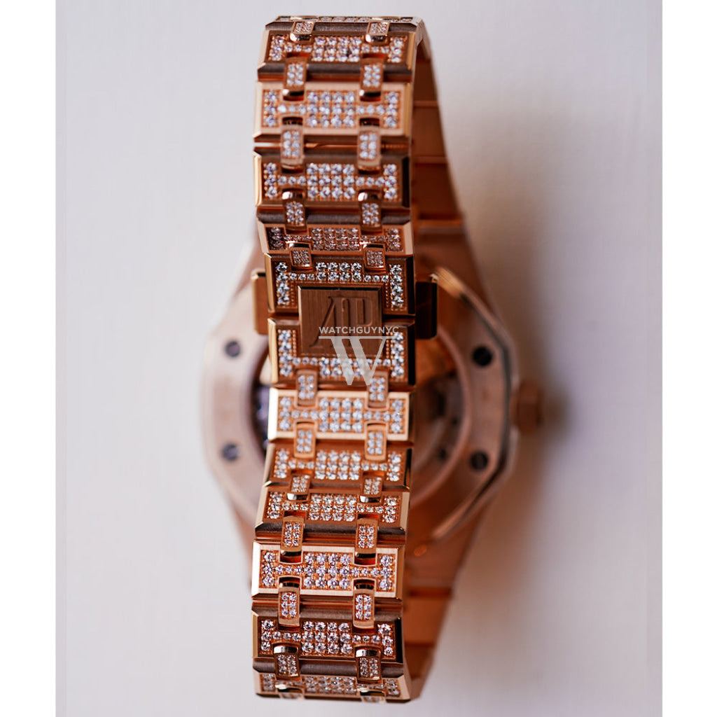 Audemars Piguet Royal Oak Silver Dial Automatic Ladies Watch 15452Or.zz.1258Or.02