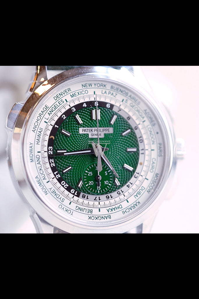 Patek Philippe Complications World Time Flyback Chronograph Platinum 5930P Watch