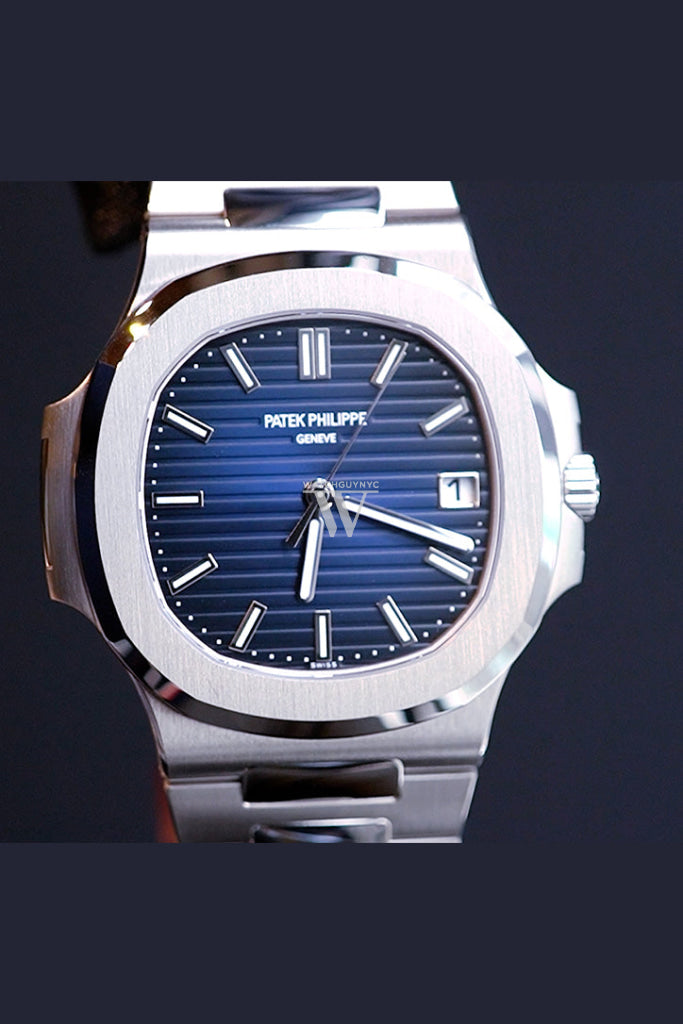 Patek Philippe Nautilus Stainless Steel Blue Dial 5711/1A-010 -, Timepiece  Trader