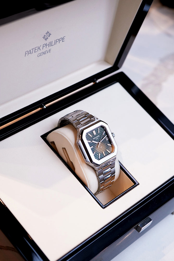 Patek Philippe Cubitus Olive Green Dial Stainless Steel Watch 5821/1A