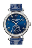 Patek Philippe Complication Blue Sunburst Dial Watch 7121/200G-001