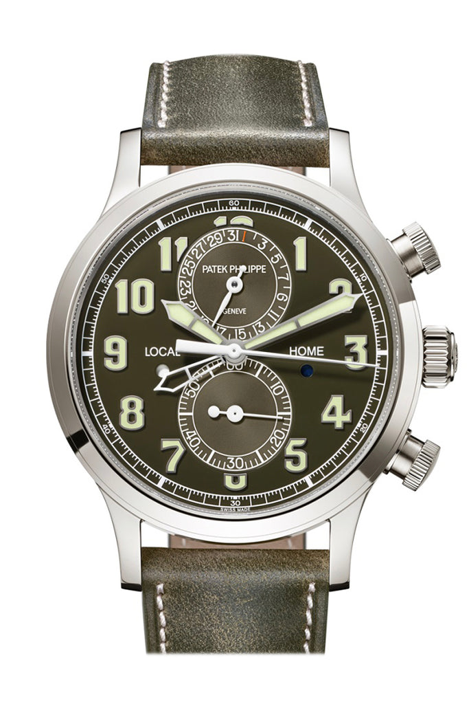 Patek Philippe Complication Khaki Green Dial Watch 5924G-010
