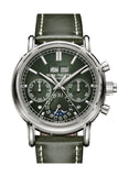 Patek Philippe Grand Complications Green Sunburst Dial Watch 5204G-001