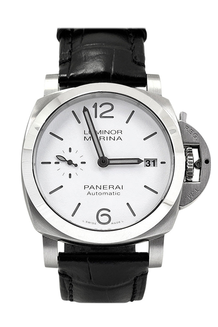 Panerai Luminor Marina 44 White Dial Polished steel PAM03314 Pre-owned