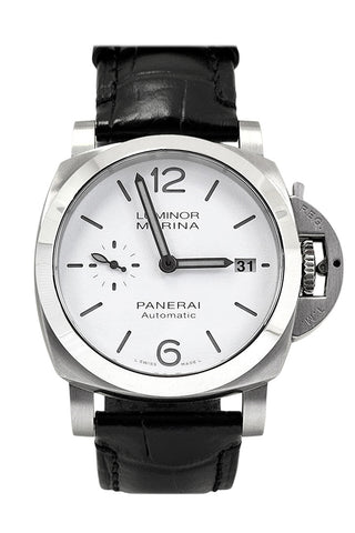 Panerai Luminor Marina 44 White Dial Polished steel PAM03314 Pre-owned