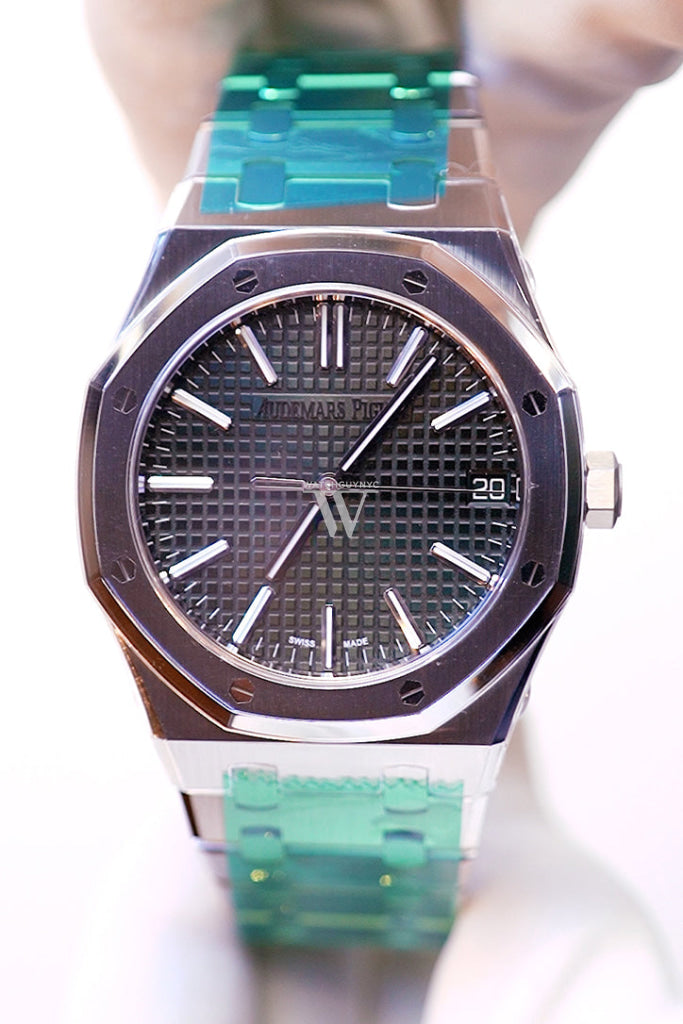 Audemars Piguet Royal Oak 41 Khaki Green Dial 50th Anniversary Watch 15510ST.OO.1320ST.04 Eleven Eleven NY 11 11NY