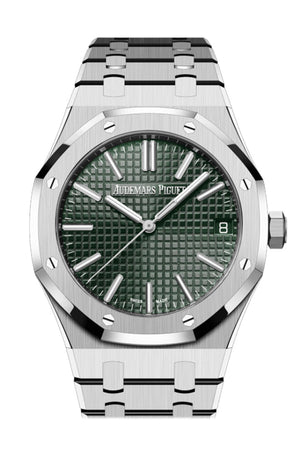 Buy Audemars Piguet Royal Oak 26331BA Green Dial Watch | Fct Wire Transfer