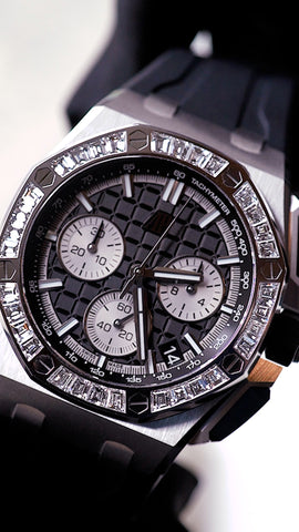 Audemars Piguet Royal Oak Offshore 43 Black dial Black rubber strap Watch 26424BC.ZZ.D002CA.01