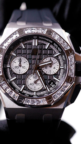 Audemars Piguet Royal Oak Offshore 43 Black dial Black rubber strap Watch 26424BC.ZZ.D002CA.01