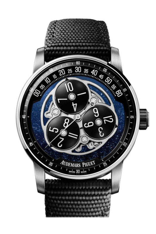 Audemars Piguet CODE 11.59 Blue Dventurine Dial Black Ceramic Watch 15212NB.OO.A002KB.01