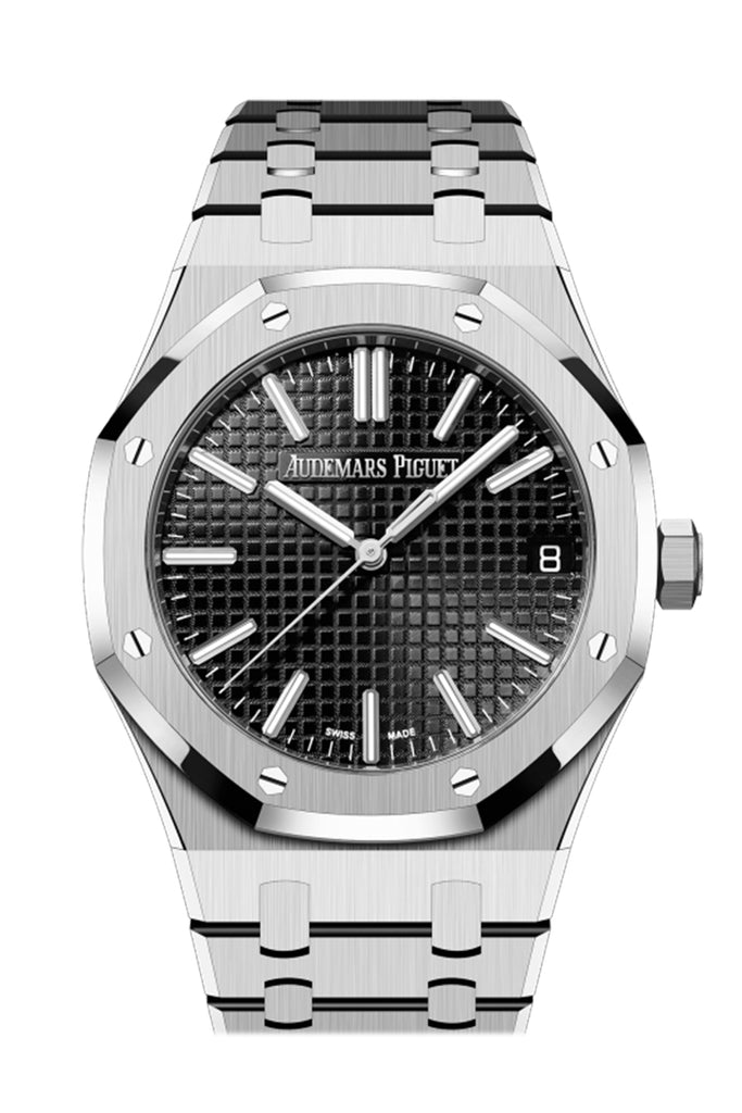 Audemars Piguet Royal Oak Black Dial Stainless steel Watch 15510ST.OO.1320ST.07