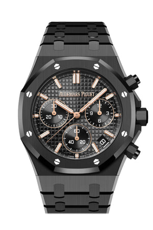 Audemars Piguet Royal Oak Black Dial Black ceramic Watch 26240CE.OO.1225CE.02