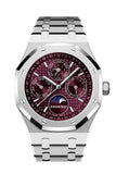 Audemars Piguet Royal Oak Purple Dial White Gold Watch 26574BC.OO.1220BC.01