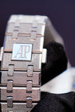 Audemars Piguet Royal Oak 41 Chronograph White Gold Black Dial Watch 26331BC.GG.1224BC.03 Japan Limited Edition