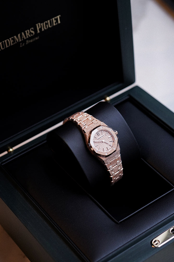 Audemars Piguet Royal Oak Mini Frosted Gold Quartz Pink Gold 67630OR.GG.1312OR.01