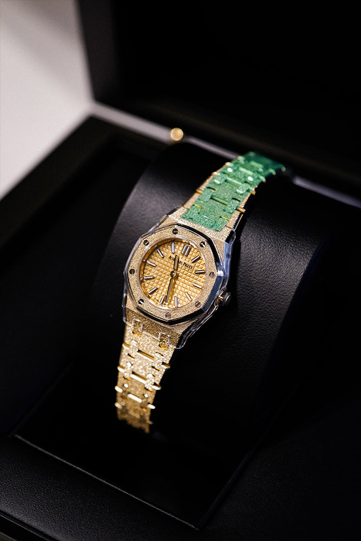 口コミ サイト 商品 Mini Oak Royal Piguet Audemars Frosted Gold Pink Gold 小物