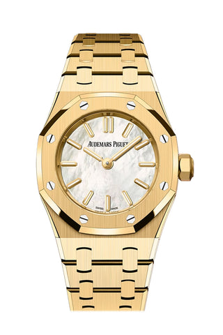 Audemars Piguet 67630BA.OO.1312BA.03-B Royal Oak 23 Mini 18K Yellow Gold MOP Dial