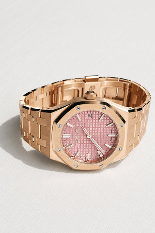 Audemars Piguet 77450OR.OO.1361OR.01 Royal Oak 34 Dial Pink Gold Pink Gold