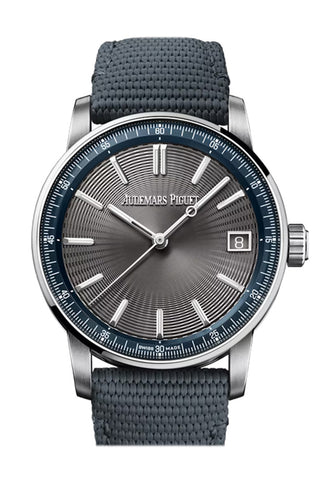 Audemars Piguet Code 41 Grey Embossed Stainless Steel 15210ST.OO.A009KB.01
