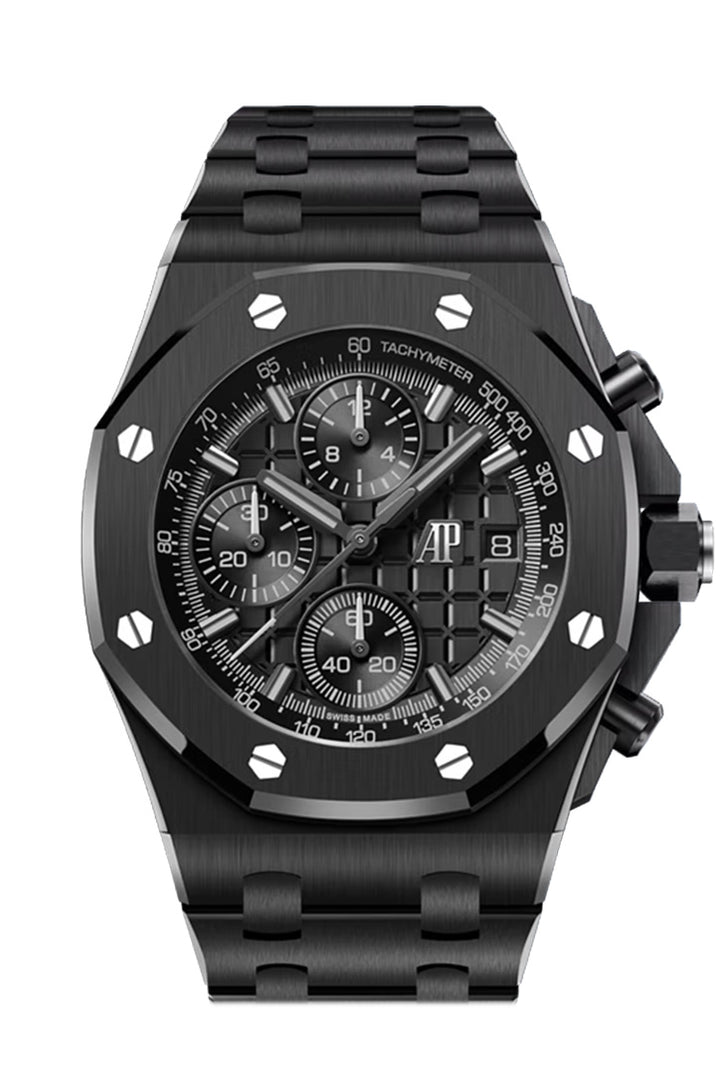 Couronne Métal Noir 7mm Pour Audemars Piguet Royal Oak Offshore - Pièce D’occasion