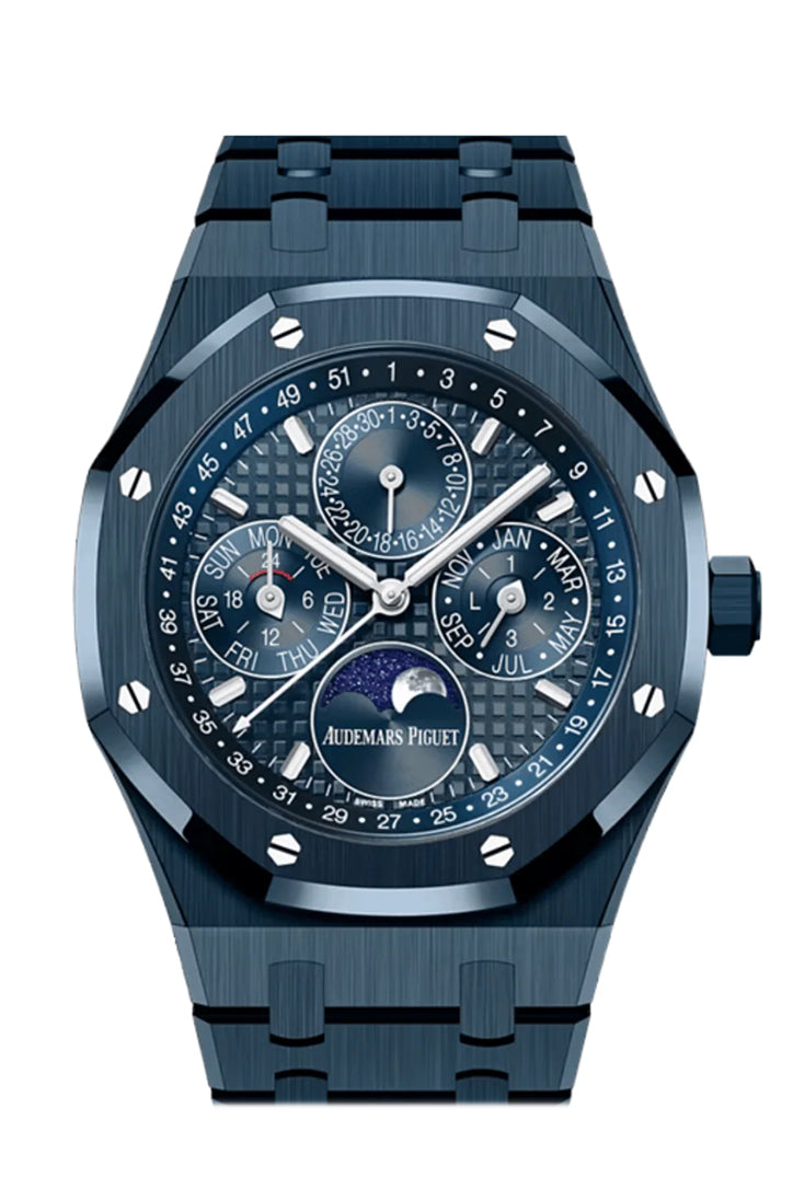 Audemars Piguet Royal Oak Perpetual Calendar Blue Ceramic 26674CD.OO.1225CD.01 Bleu Nuit Nuage 50