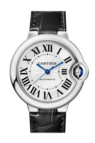 Cartier Ballon Bleu de Cartier Watch & 33 mm Steel Case & Silvered Opaline Dial WSBB0030