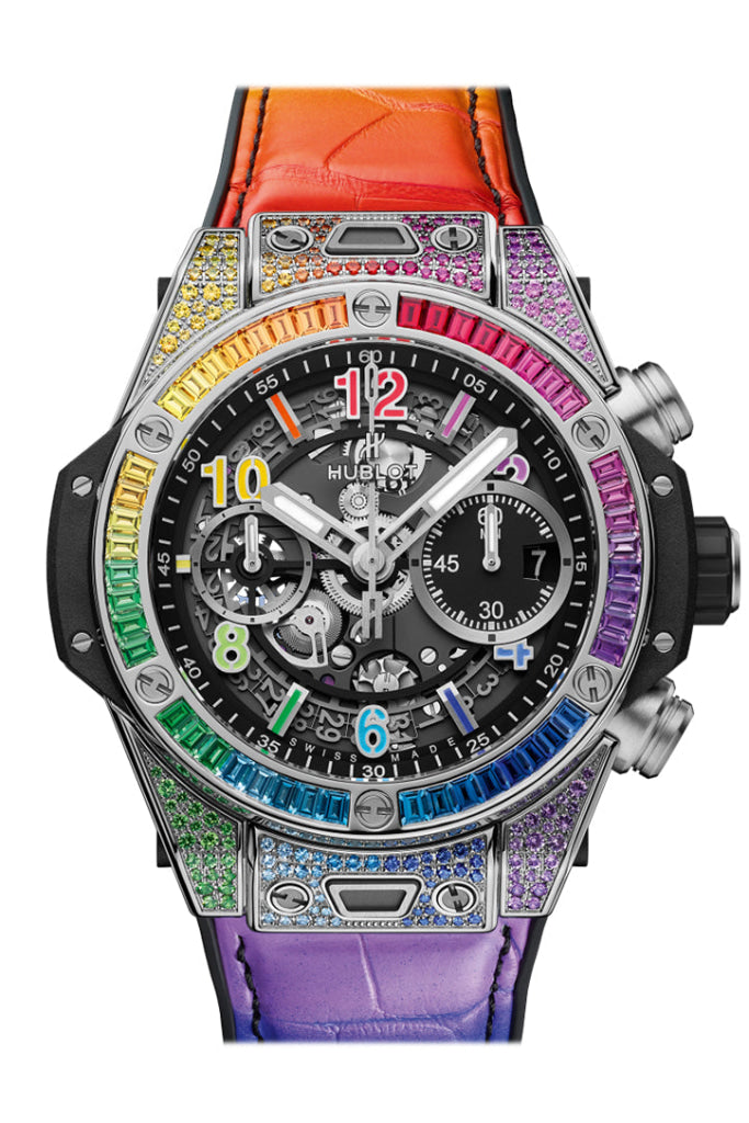 Hublot Big Bang Unico Titanium Rainbow 42Mm Watch 441.Nx.1117.Lr.0999