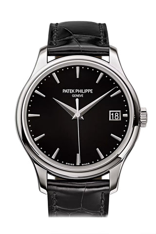 Patek Philippe Calatrava Black Dial Automatic Men's Watch 5227G-010