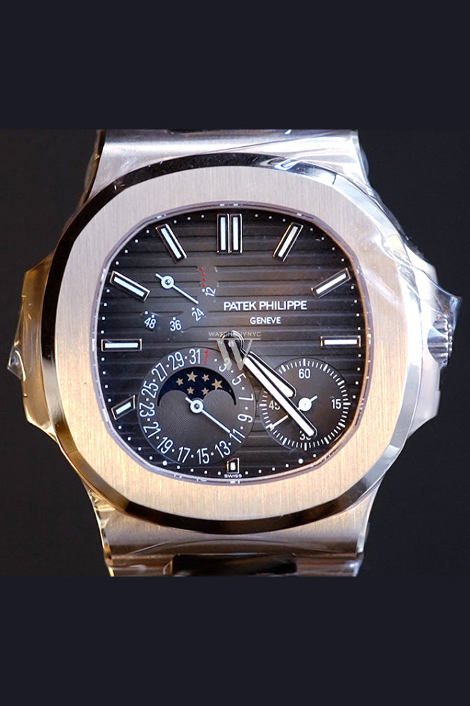 Patek philippe nautilus moonphase rose gold sales