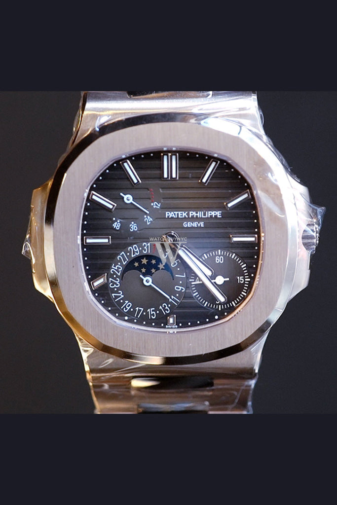 Moon Phase Roses Patek Philippe Nautilus Moon Phase Rose Gold Watch 5712/1R-001 5712/1R ...