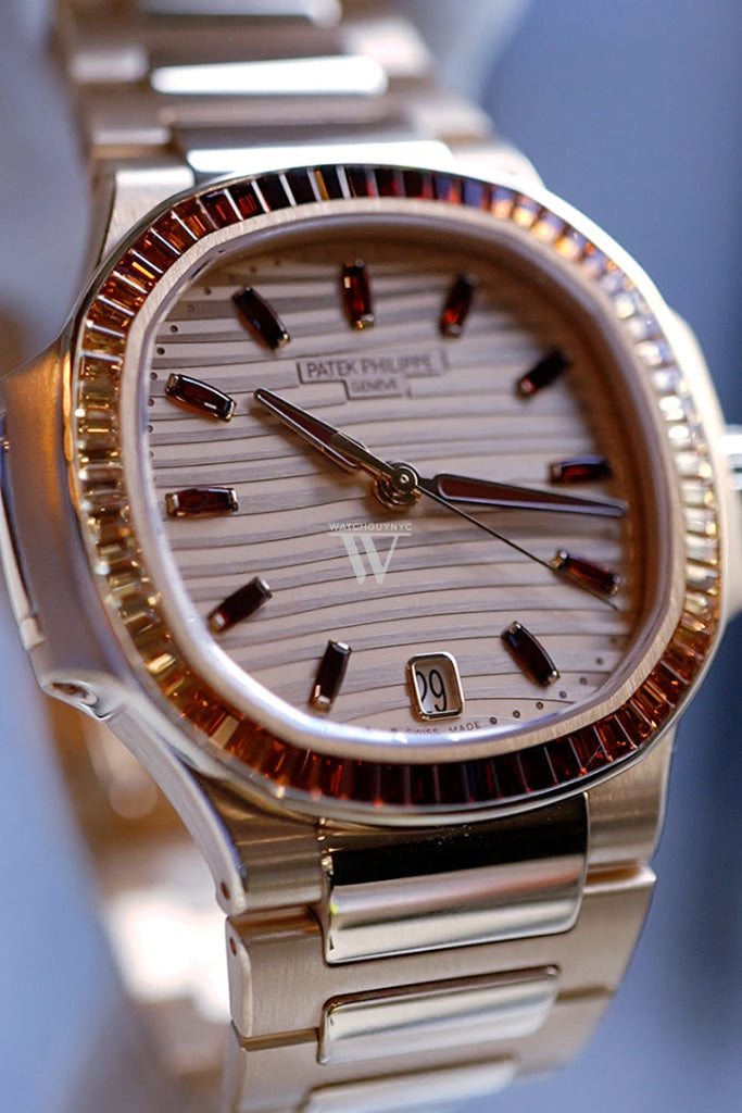 Patek Philippe Nautilus Rose Gold Black Dial 59801R-001 | WatchGuyNYC