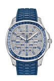 Patek Philippe Aquanaut Diamond Blue Sapphire Dial Watch 5268/461G