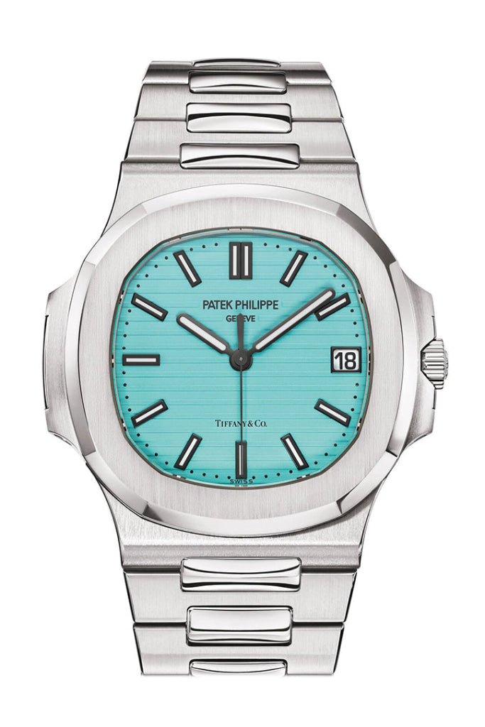 Patek Philippe Nautilus Tiffany Co Blue Dial Watch 5711 1A 018 WatchGuyNYC