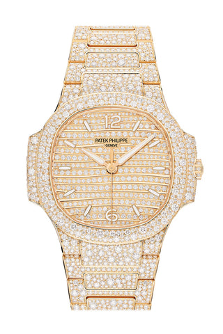 Patek Philippe Nautilus Diamond Rose Gold Watch 7118/1450R-001