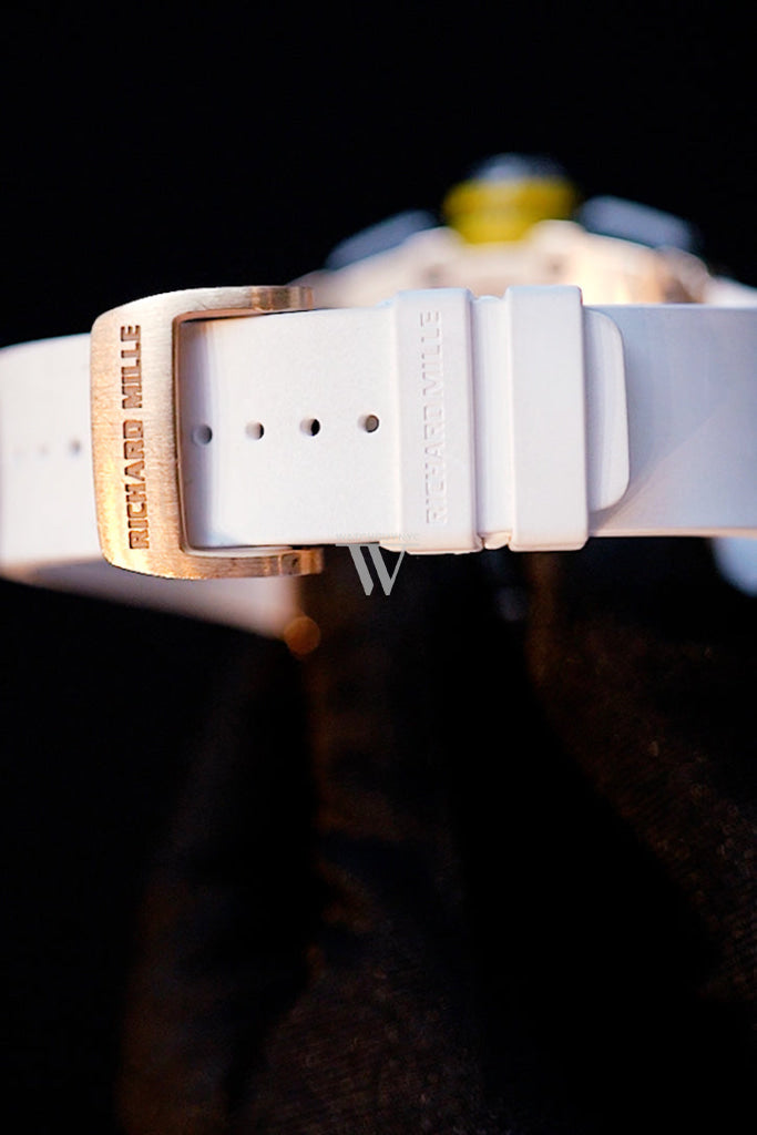 Richard Mille Flyback Chronograph Transparent Dial Rose Gold Men’s Watch Rm11-03