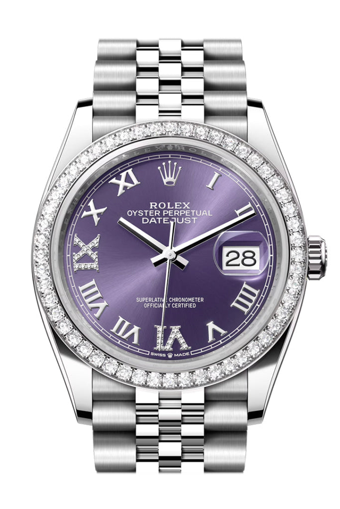 '16 アトミック ATOMIC doubledeck3.0 LC166 2016 Rolex Datejust 36 Two-Tone / Onyx Black / Diamond-Set