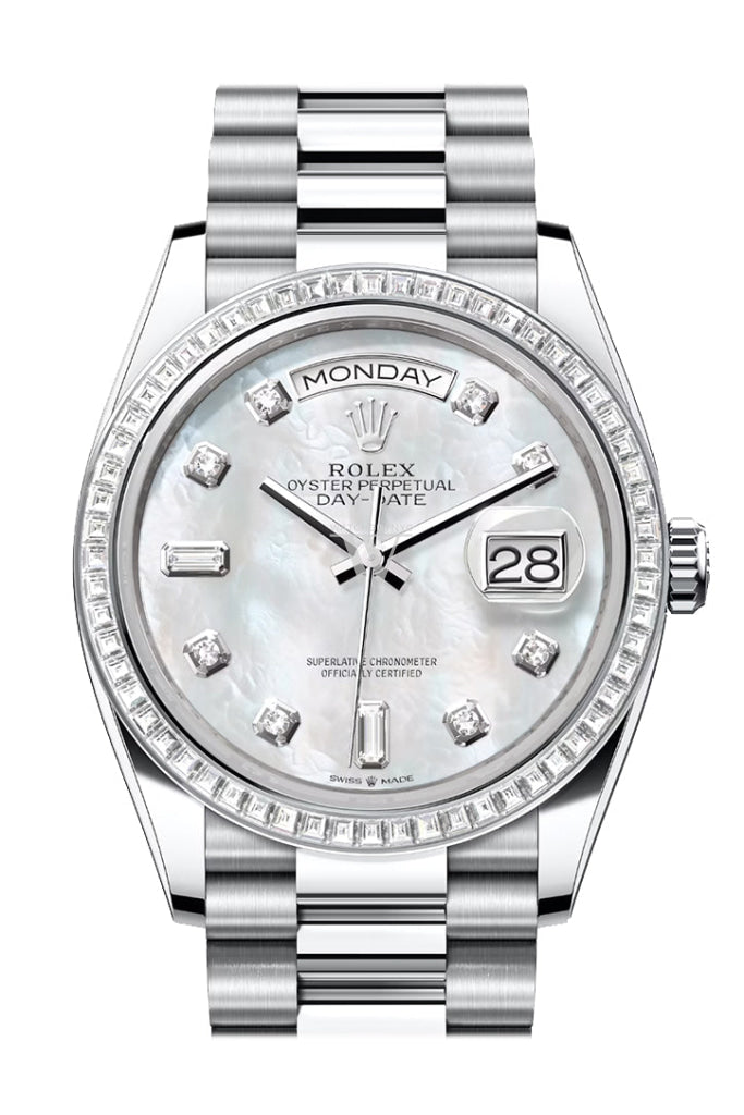 Rolex diamond on sale platinum