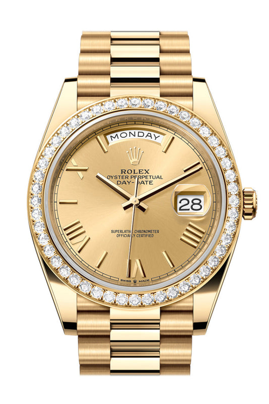 Rolex president champagne deals gold dial
